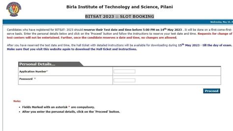 BITSAT Slot booking 2023: Check Out Steps for .